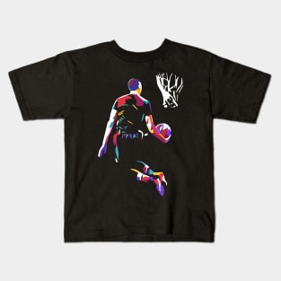 Basketball Pop Art Kids T-Shirt